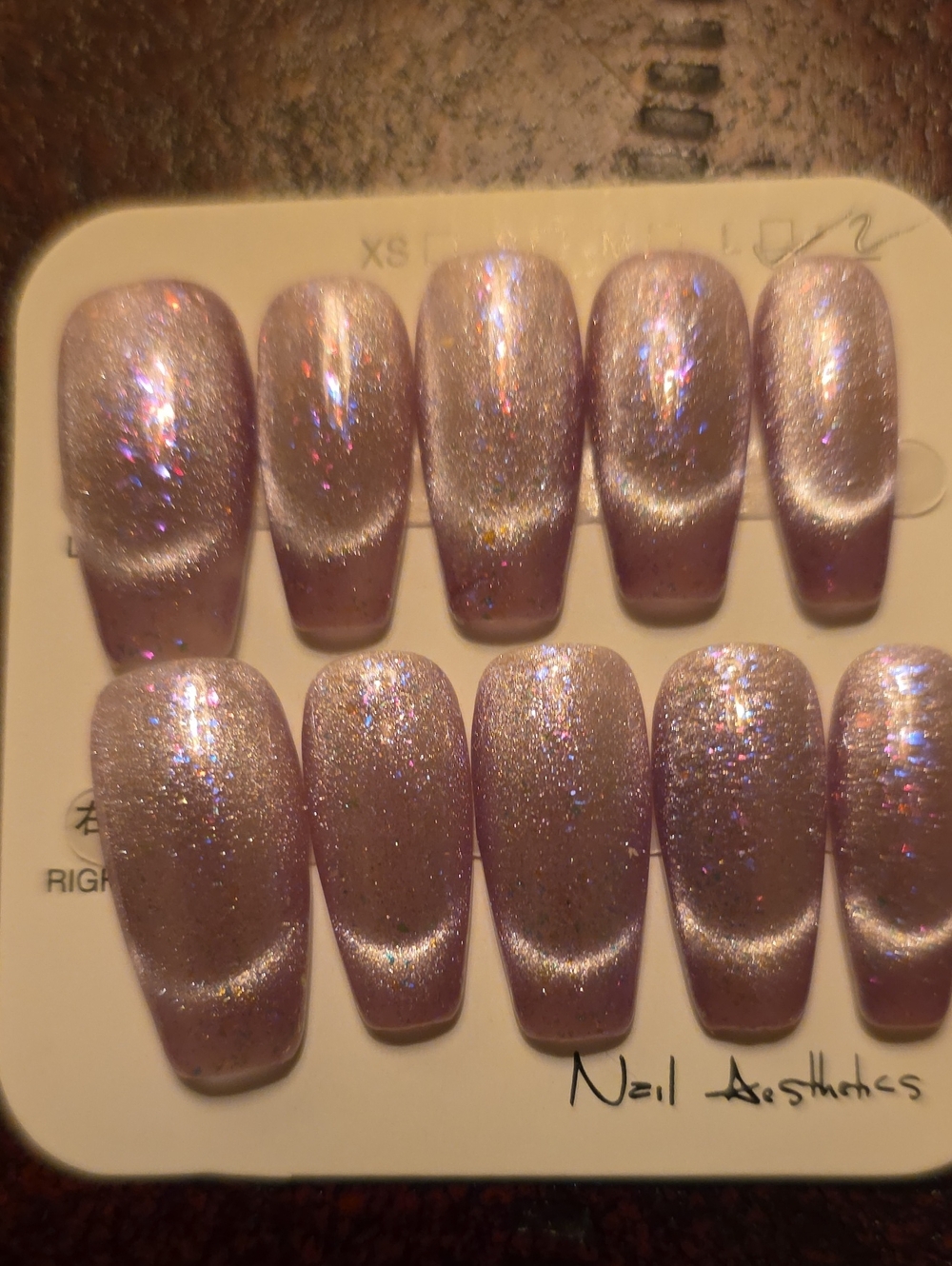 Sparkling Lilac Press-On Nails — Nail Aesthetics